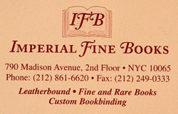 Imperial Fine Books  Rare Books Appraisal  New York City