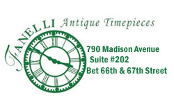 Fanelli Antique Timepieces Clock & Watch Repair  New York City