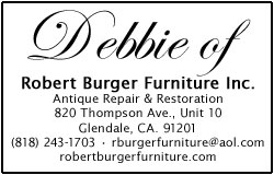 Robert Burger Antique Fine Furniture & Restoration Furniture  Los Angeles